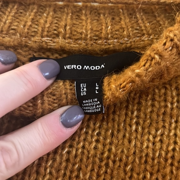 Vera Moda Pink and Brown Sweater - Picture 2 of 3